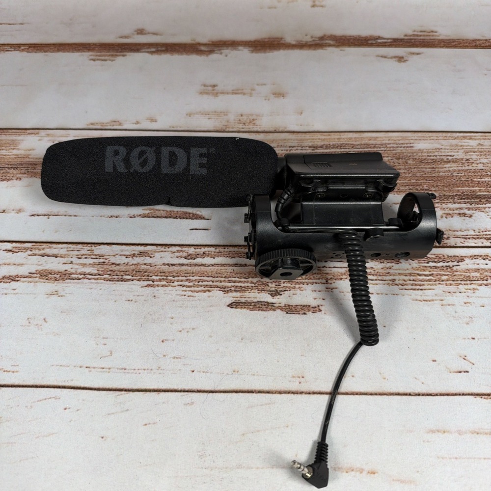 Rode VideoMic On Camera Shotgun Microphone Rycote Lyre Shock Mount Used